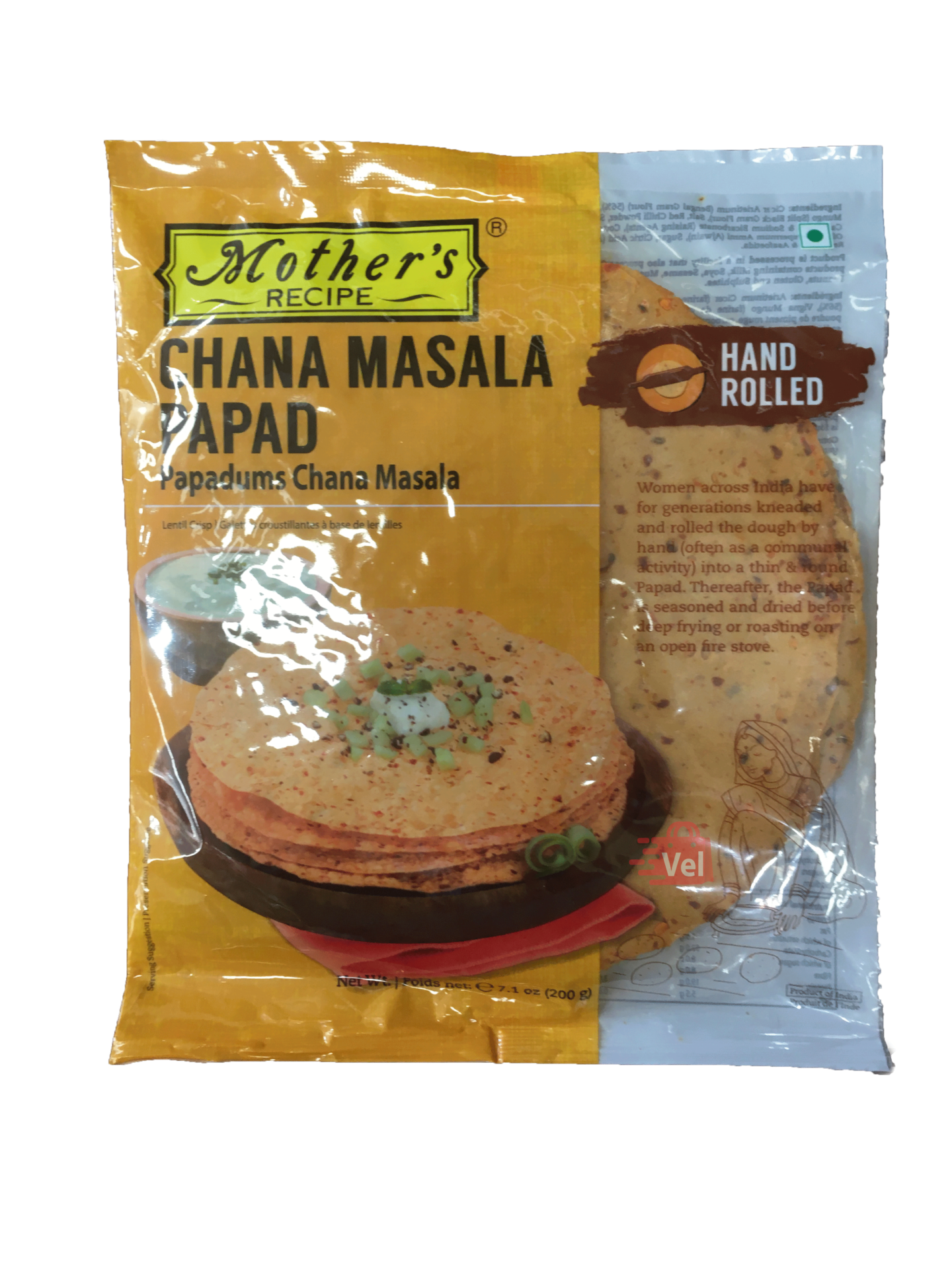 Mothers Chana Masala Pappad 200g