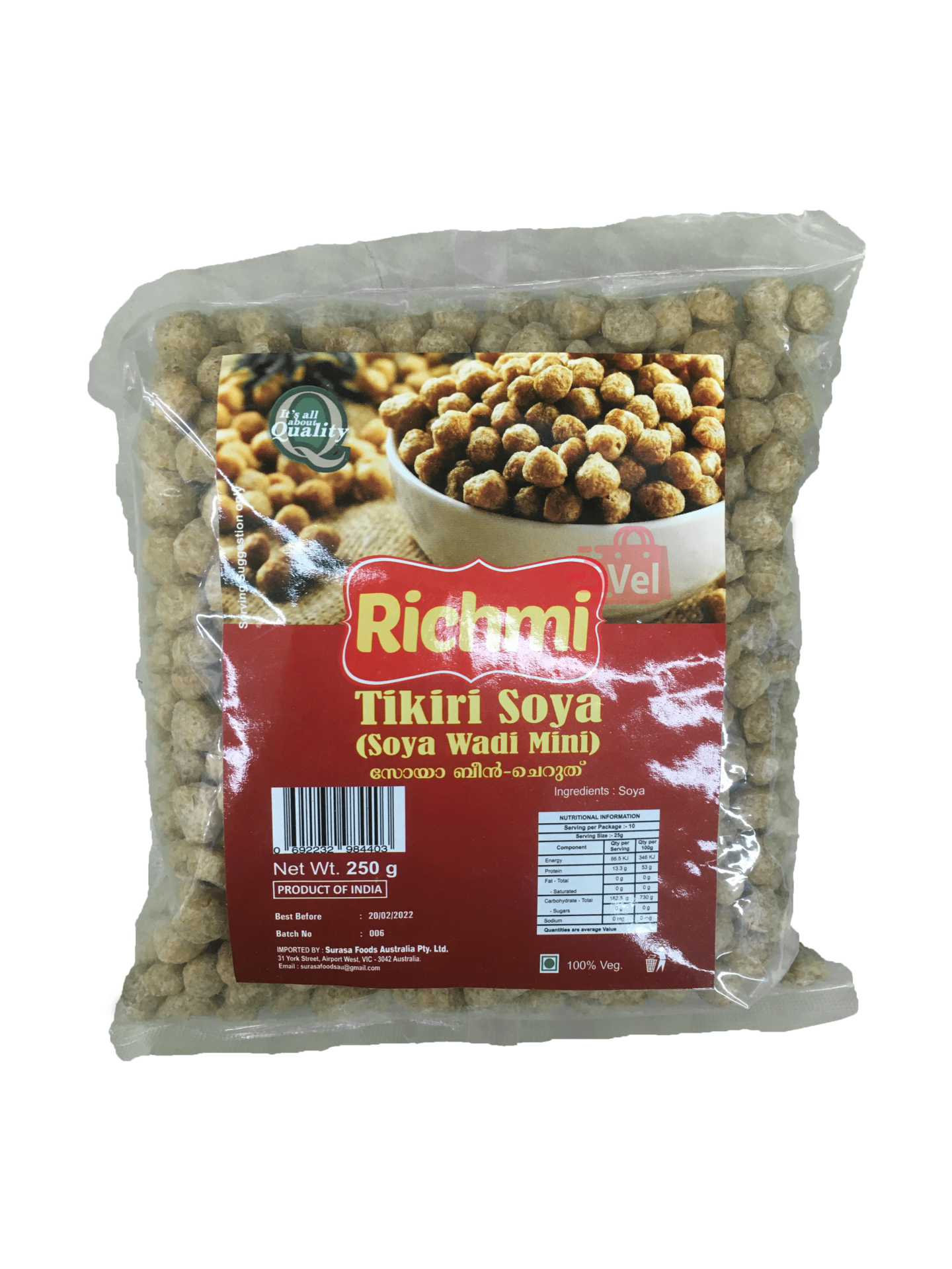 Richmi Tikri Soya 250G
