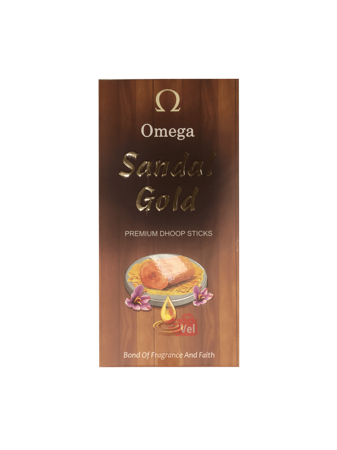 Omega Sandal Gold Dhoop Sticks
