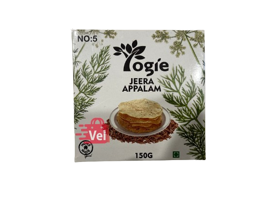 Yogie Jeera Appalam 150G No 5