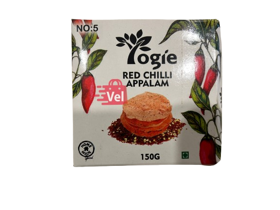 Yogie Red Chilli Appalam 150G