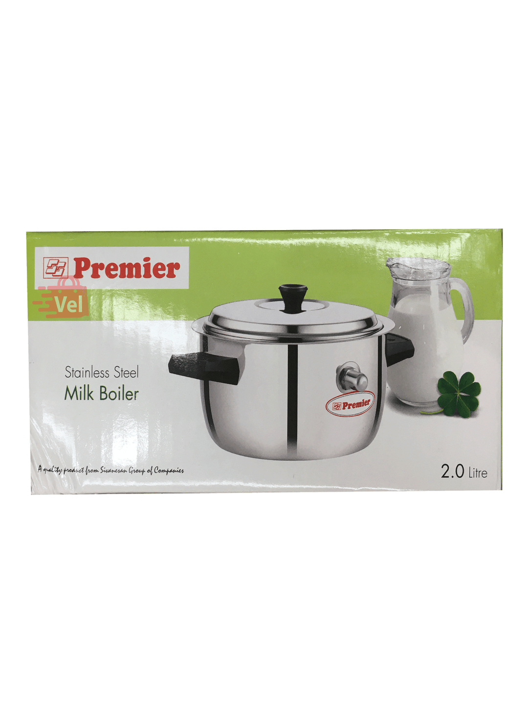 Premier Stainless Steel Milk Boiler 2Lt
