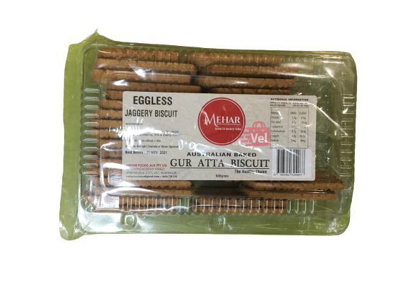 Mehar Gur Atta Biscuits 500G 1
