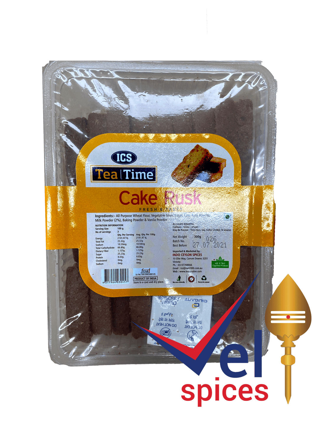 Ics Cake Rusk 300G
