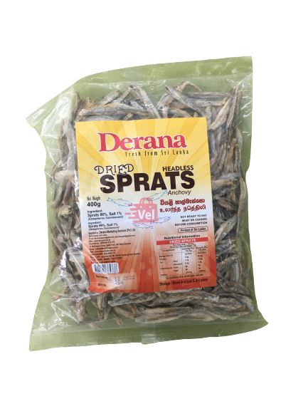 Derana Sprats Without Head 400G