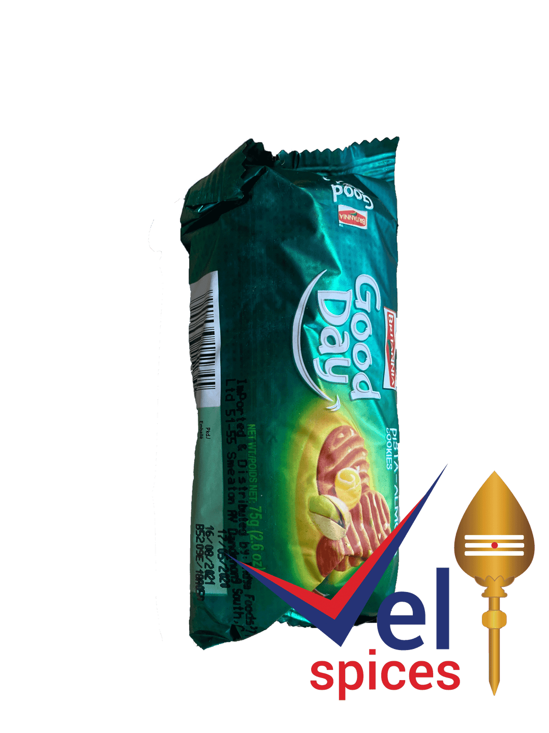 Britannia Good Day Pista-Almond Cookies 75G