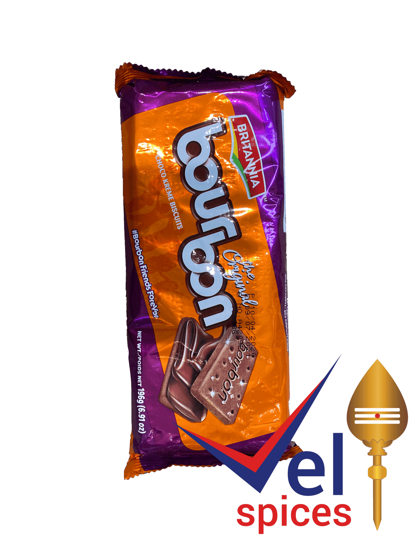 Britannia Bourbon Biscuits 196G