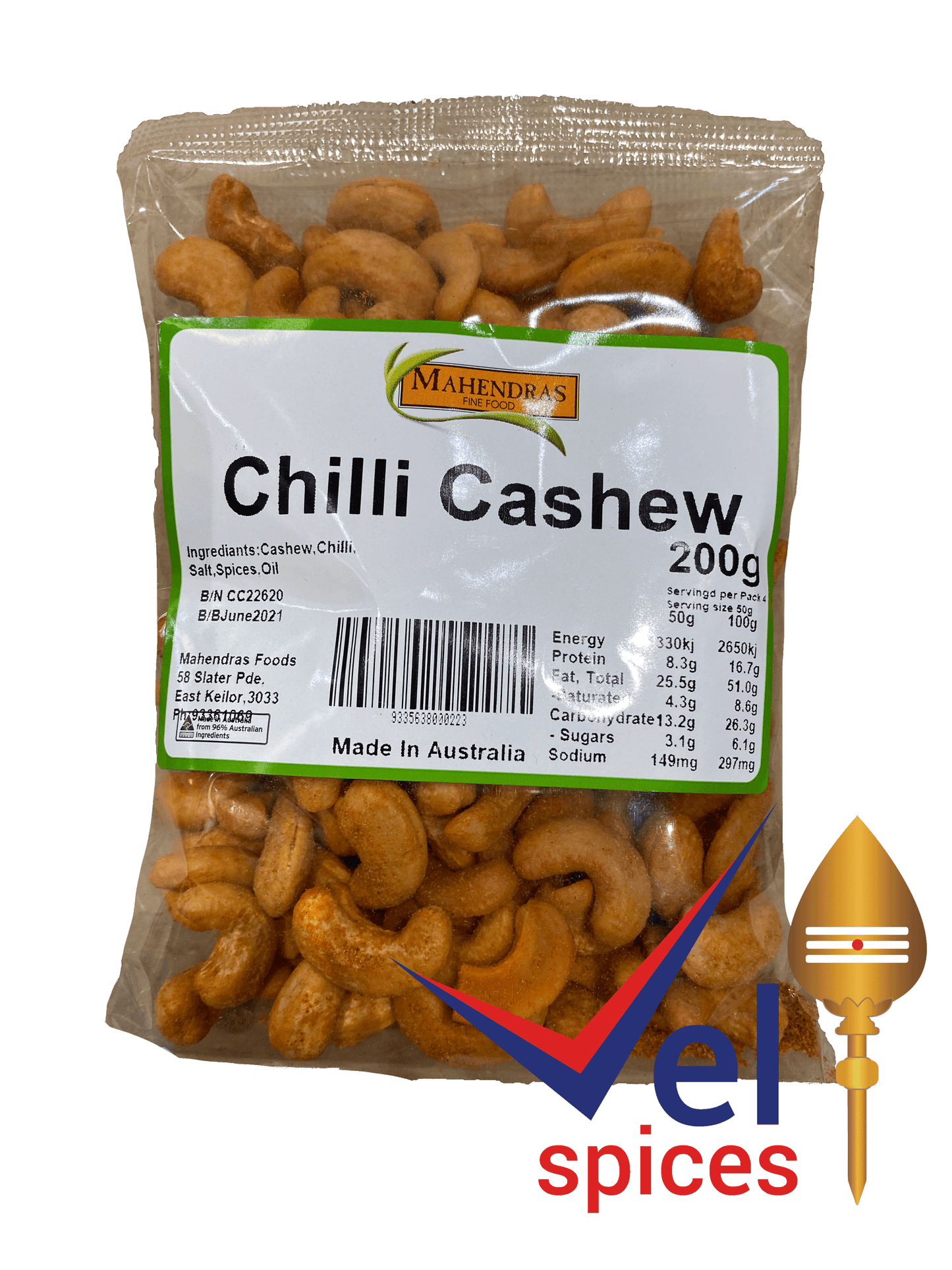 Mahendra Chilli Cashew 200G