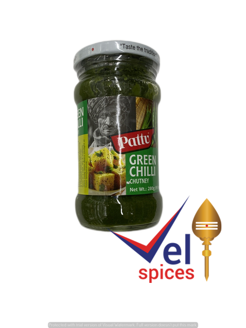 Pattu Green Chilli Chutney 280G