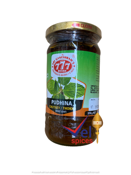 777 Pudhina (Mint Leaf) Chutney Paste 300G