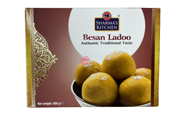 Sharmas Kitchen Besan Ladoo 500G Frozen