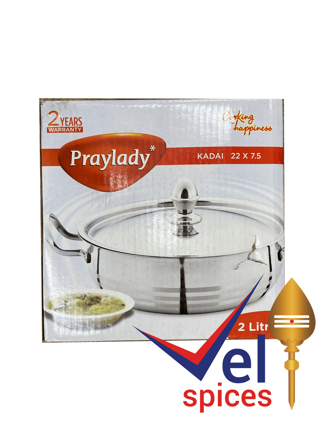 PrayLady Kadai 22x7.5 2L