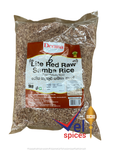 Derana Lite Red Raw Samba Rice 1Kg