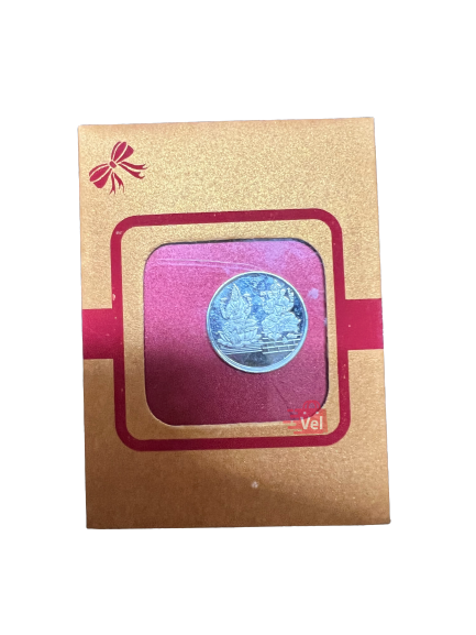God Ganesh and Lakshmi Silver Coin 5G