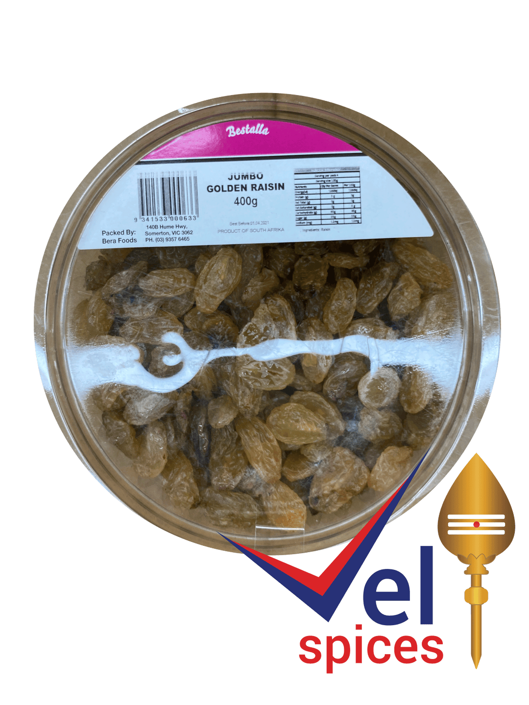 Bestalla Jumbo Golden Raisin 400G