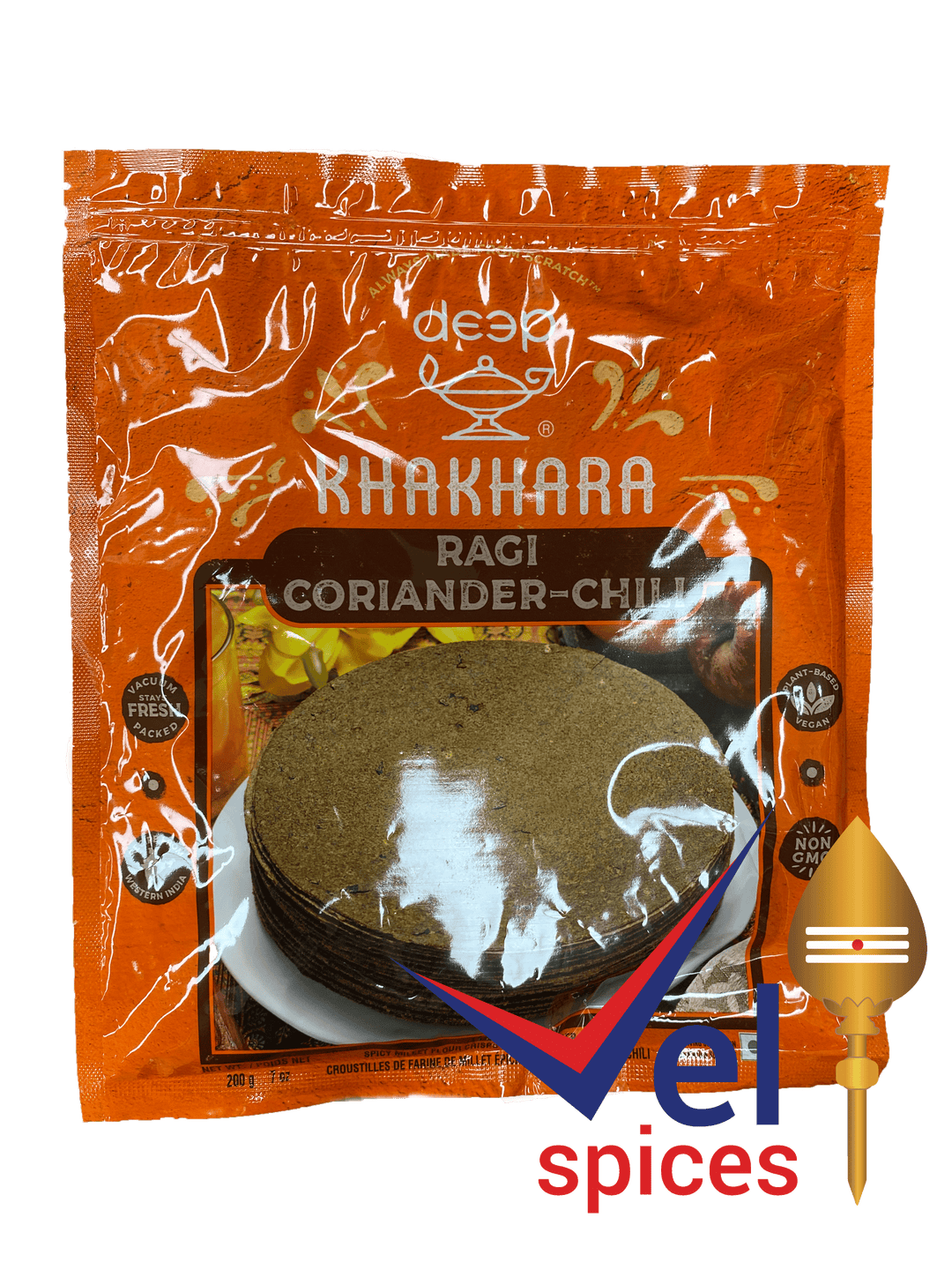 Deep Ragi Coriander Chilli Khakhara 200G