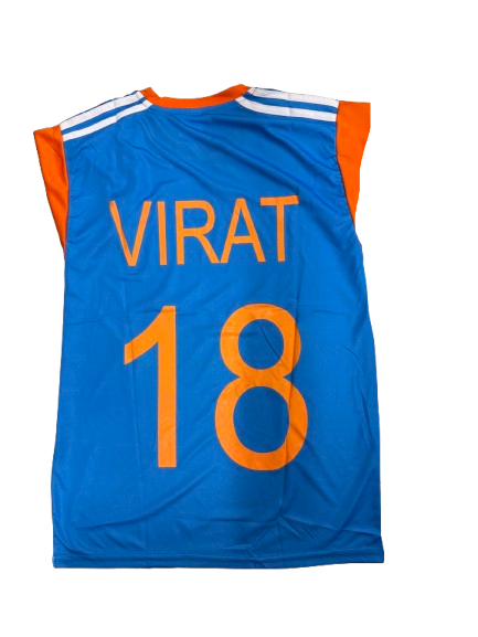 India T20 Jersey 2024 World Cup Virat Kohli 18 (colorless)