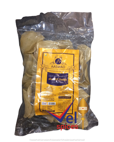 Aaswad Green Chilli Khichiya 200G