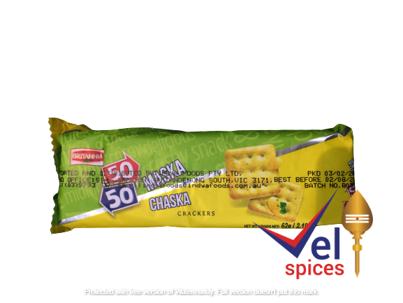 Britannia 50-50 Maska Chask Biscuits 62G