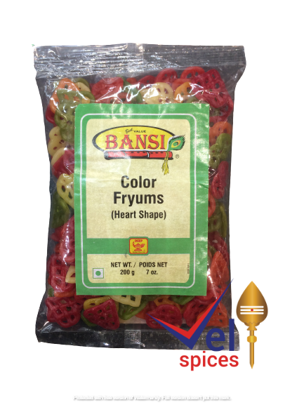 Bansi Fryums Heart Shape 200G