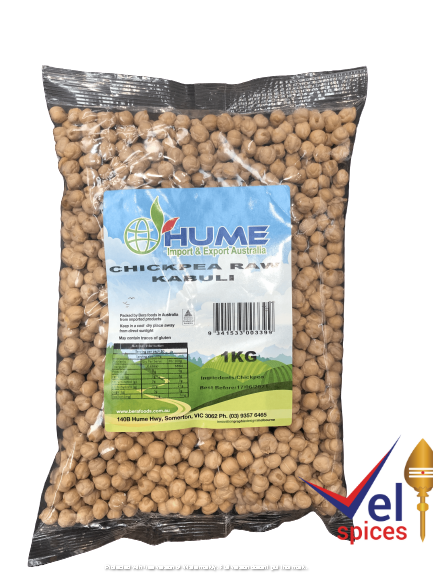 Hume Chick Peas Raw(kabuli) 1Kg