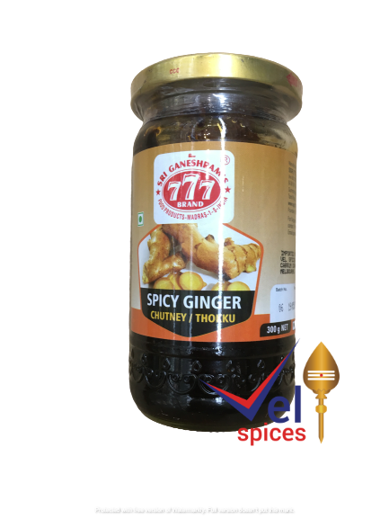 777 Spicy Ginger Thokku Chutney 300G