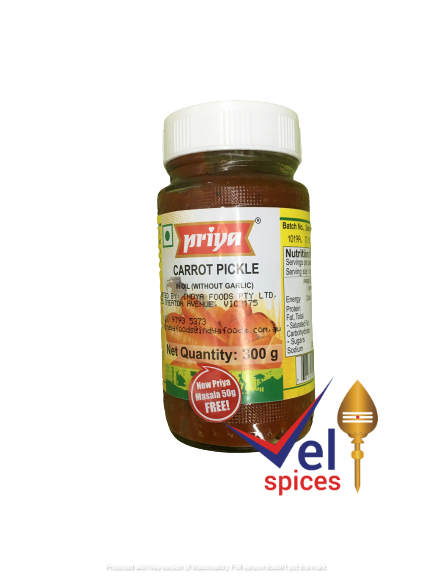 Priya Carrot Pickle 300G