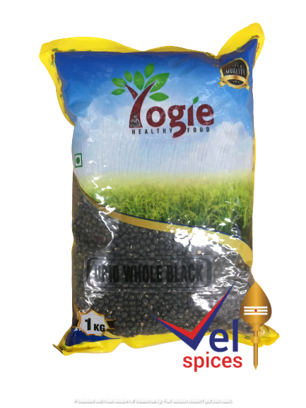 Yogie Urid Whole Black 1Kg