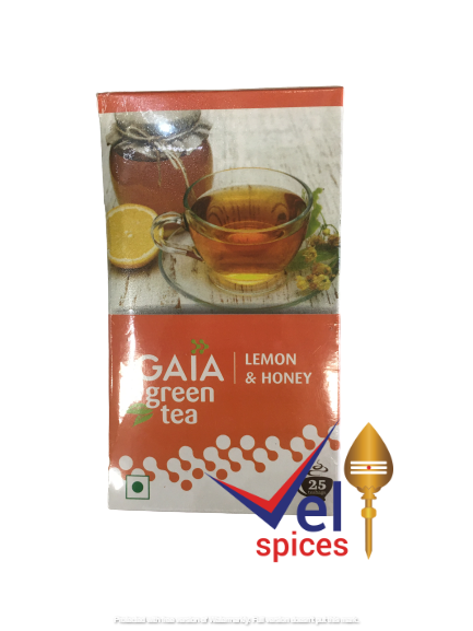Gaia Green Tea Lemon and Honey 25 Bags