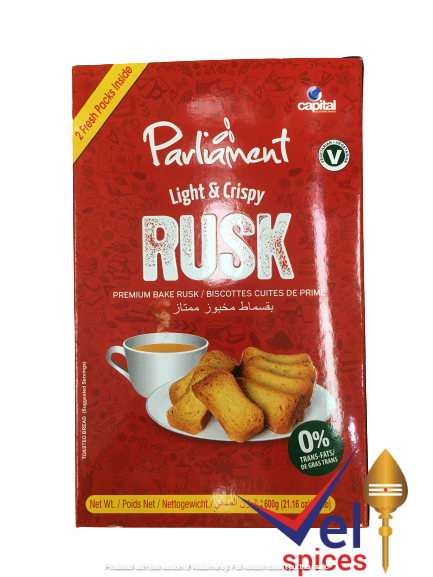 Parliment Light and Crispy Suji Rusk 600G