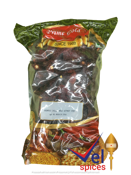 Prime Gold Kashmiri Chilli Whole 400G