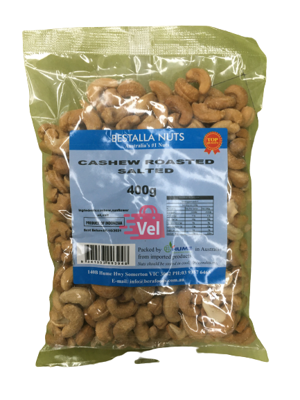 Bestalla Cashew Roasted Salted 400g