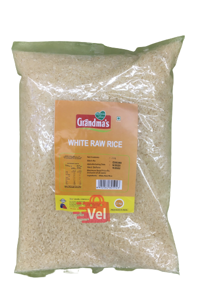 Grandmas Whie Raw Rice 2Kg