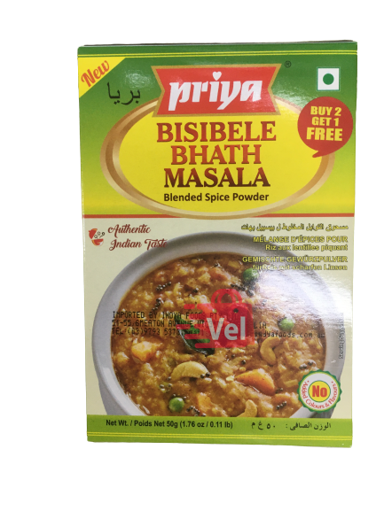 Priya Bisibele Bhath Masala 50g