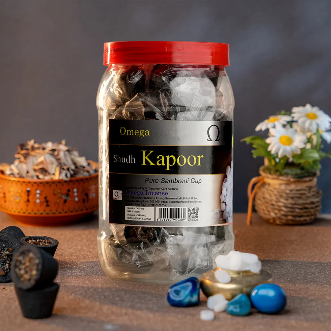 Omega Shudh Kapoor Cup 30Pcs