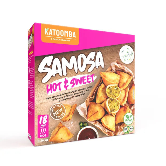 Katoomba Hot & Sweet Samosa Frozen 1.260Kg