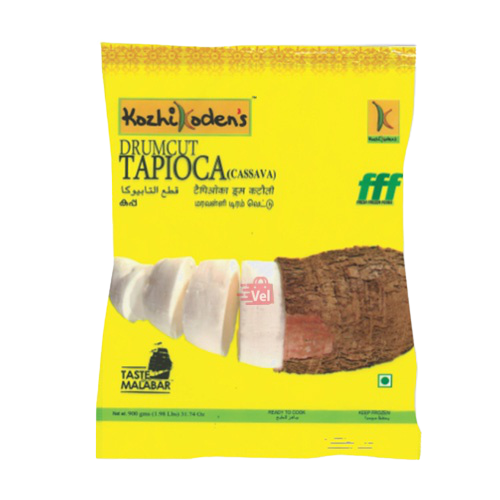Kozhikodens Tapioca Sliced 900G Frozen