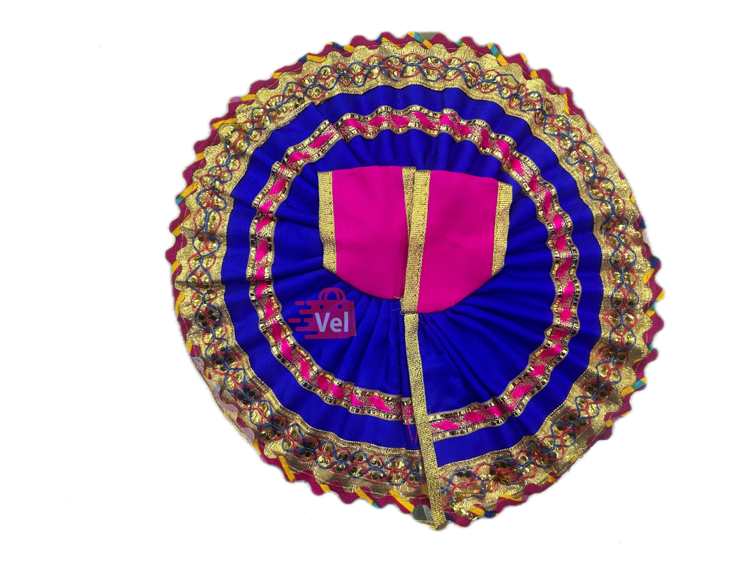 Krishna dress blue and pink
