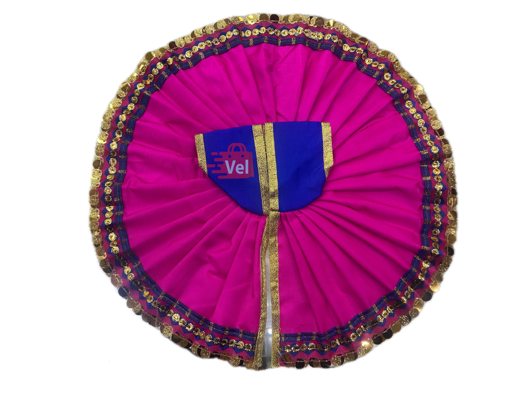 Krishna dress magenta