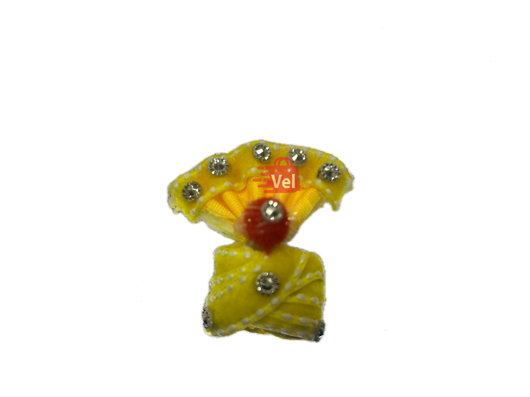 Krishna hat small yellow
