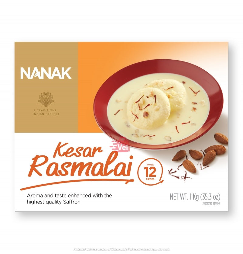 Nanak Kesar Rasmalai 850G Frozen