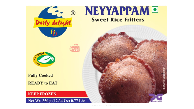 Daily Delight Neyyappam 350G Frozen