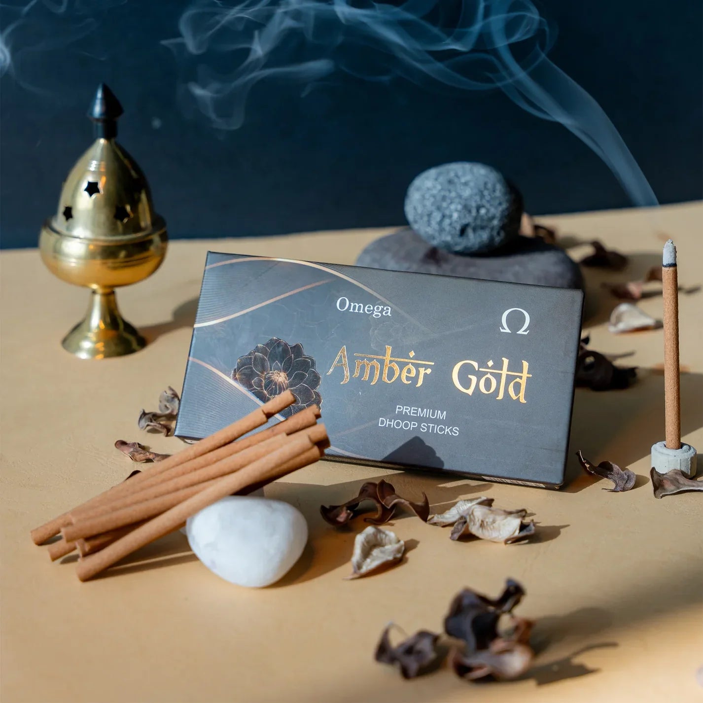 Omega Amber Gold Dhoop Sticks 50G