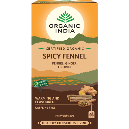 Organic Spicy Fennel Tea 25 Bag