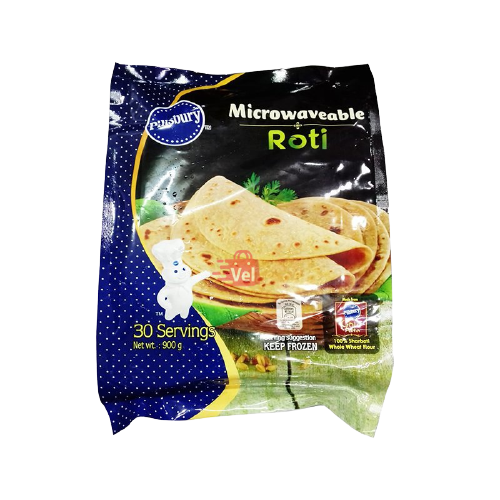 Pillsbury Microwaveable Roti 900g Frozen