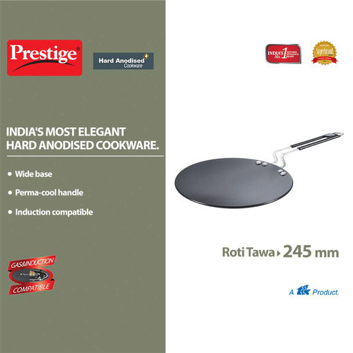Prestige Hard Anodised Plus Chapati Tawa 24.5Cm