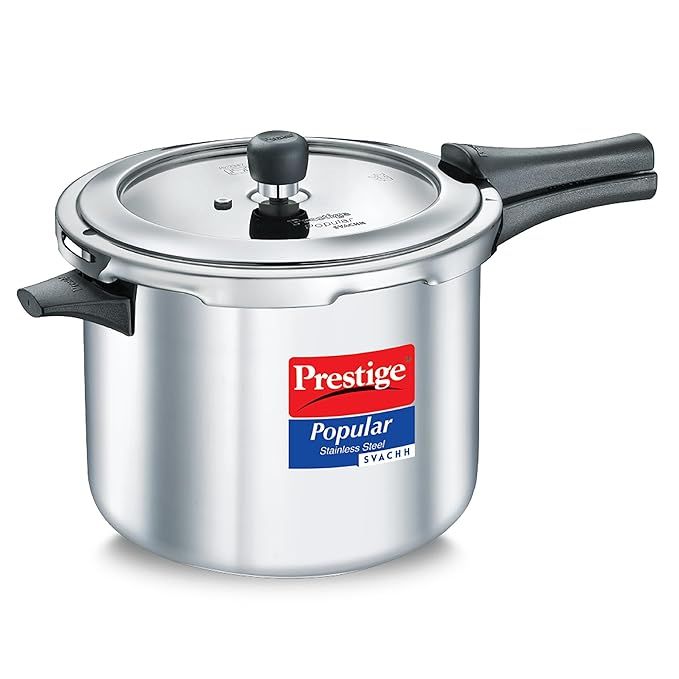 Prestige Popular Svachh Stainless Steel Pressure Cooker 7.5L
