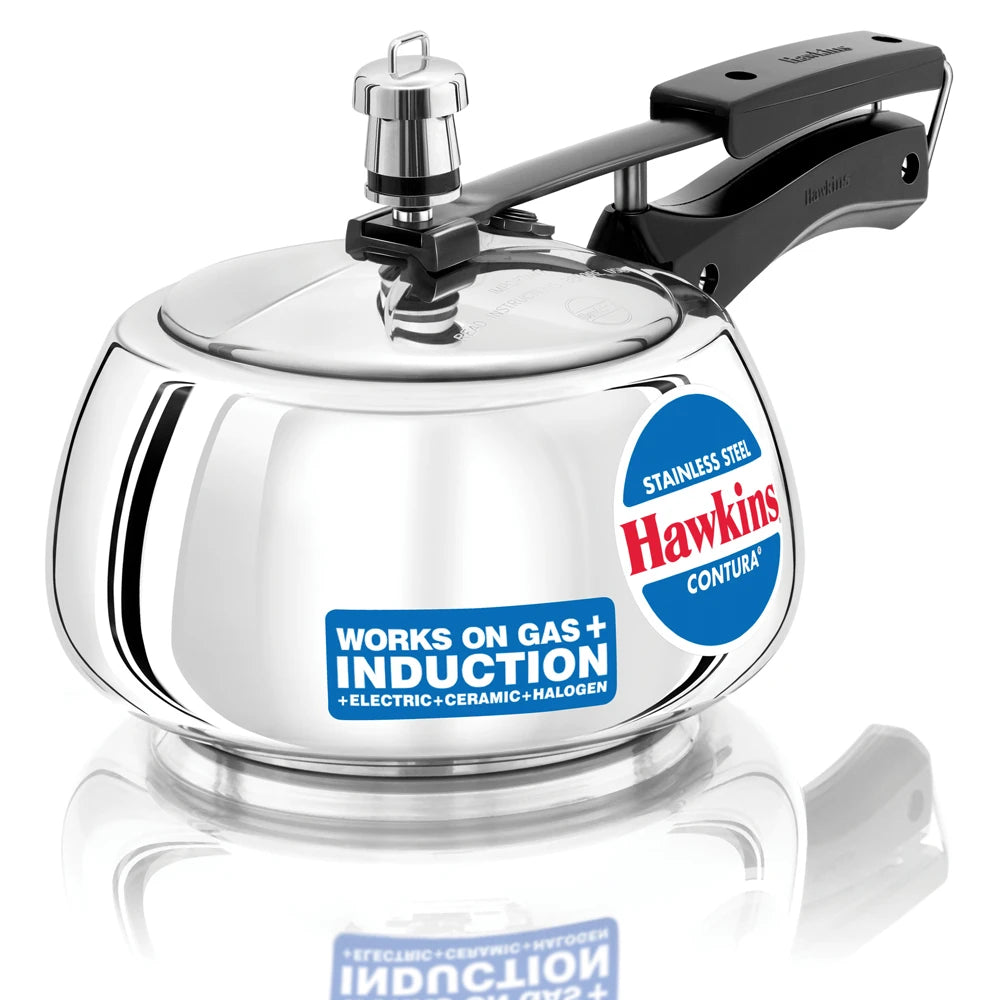 Hawkins Contura Stainless Steel Pressure Cooker 2L