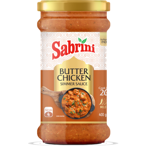Sabrini Butter Chicken Simmer Sauce 400G