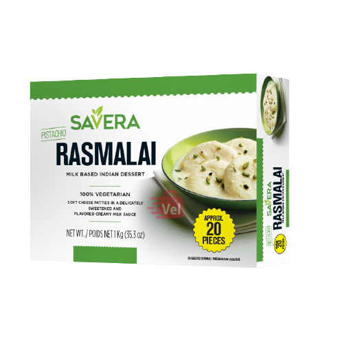Savera Pistachio Rasamali 1Kg Frozen